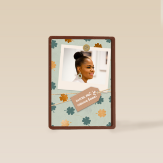 nieuwe baan foto kaart succes