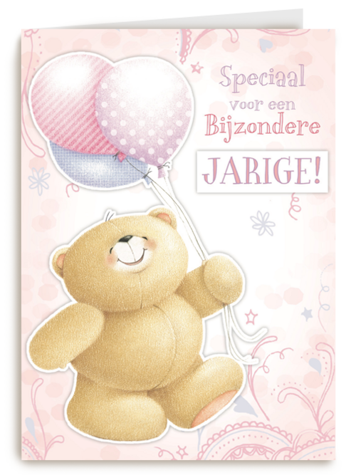 beer met ballon jarig