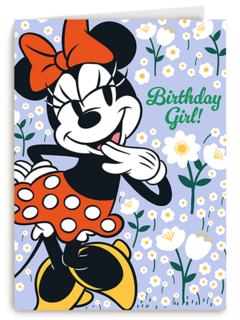 Minnie Mouse Birthday Girl bloem
