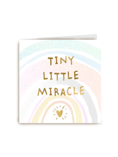 zwangerschap felicitatie tiny little miracle