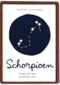 sterrenbeeld kaart schorpioen aanpasbare tekst