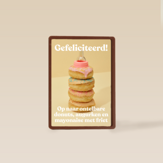 zwangerschap felicitatie andc op naar ontelbare donuts