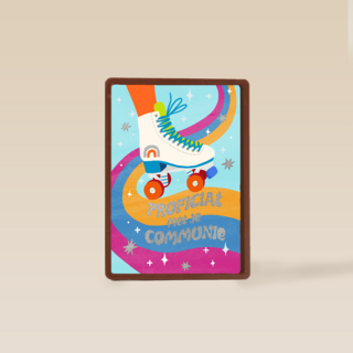 Communie proficiat rolschaats