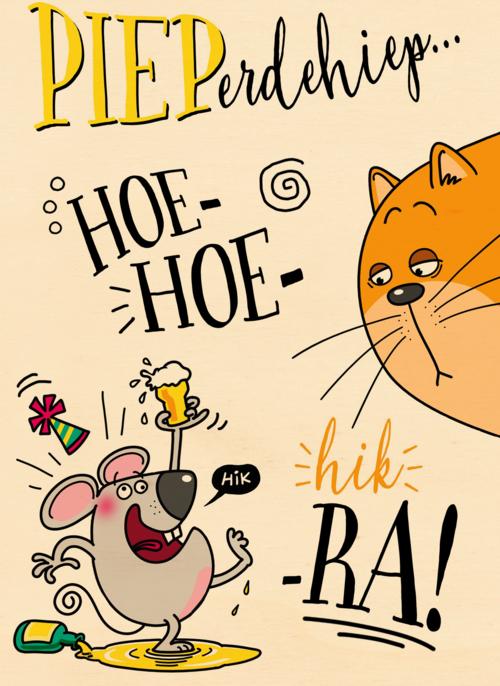 verjaardagskaart pieperdehiep hoera