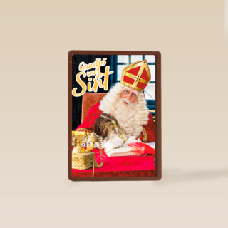 Sinterklaaskaart Groetjes van Sint