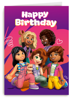 Lego Friends Happy Birthday