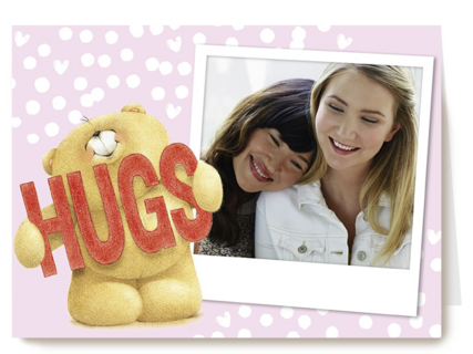 forever friends fotokaart hugs