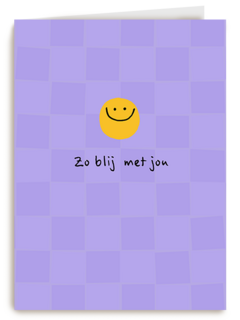 Zo blij met jou smiley collega