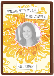 vandaag zetten we jij met deze fotokaart in het zonnetje