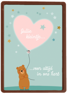 beer kleintje voor altijd in ons hart kaart
