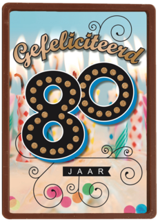 leeftijd tachtig gefeliciteerd