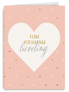 Verjaardagskaart tiener meisje Fijne verjaardag lieveling