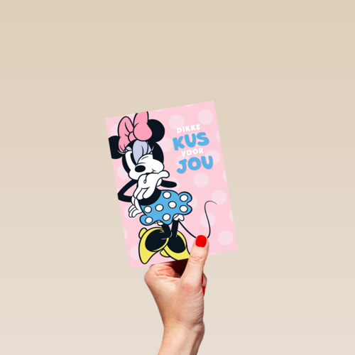 Dikke kus voor jou Minnie Mouse