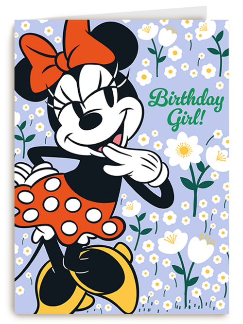 Minnie Mouse Birthday Girl bloem