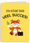 nieuwe baan kaart tijger met