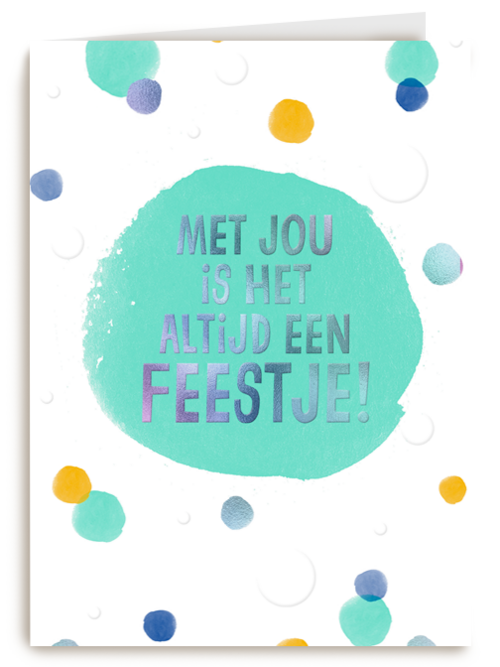 vaderdag kaart klassiek met jou is het altijd een feestje