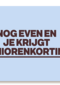 verjaardag kaart andc grappig nog even en je krijgt seniorenkorting