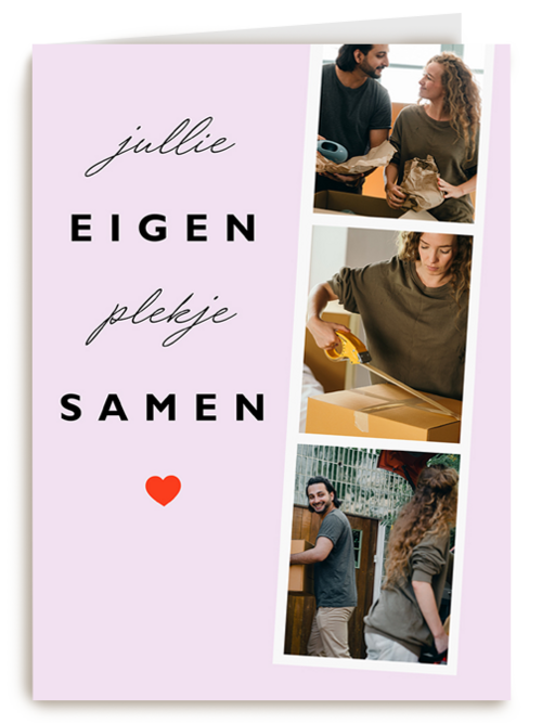 samenwonen fotokaart eigen plekje