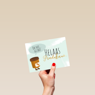 Helaas pindakaas gezakt