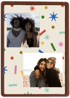 Fotokaart Confetti
