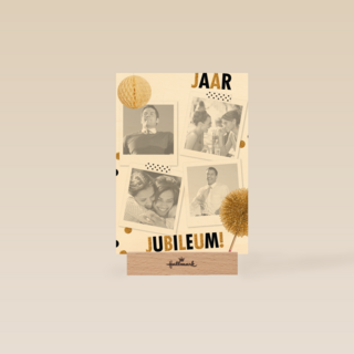 x jaar jubileum fotokaart