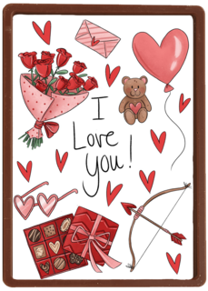 liefdekaart i love you matia studio