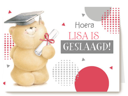 forever friends zegt hoera want jij hebt je diploma op zak