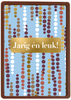 Verjaardagskaart jarig en leuk