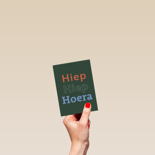 Hiep Hiep Hoera Groen