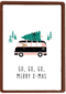 go go go mery x mas kerstkaart