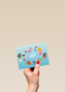 Verjaardagskaart Disney karakters lets party
