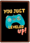 Verjaardagskaart gamecontroller level up