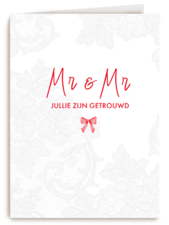Mr Mr jullie zijn getrouwd