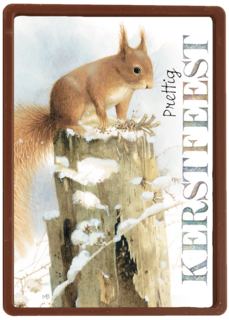 Xmas marjolein bastin eekhoorntje prettig kerstfeest 