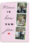 moederdag fotokaart hip mama ik hou van jou