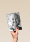 fotokaart staand zwart wit uitnodiging