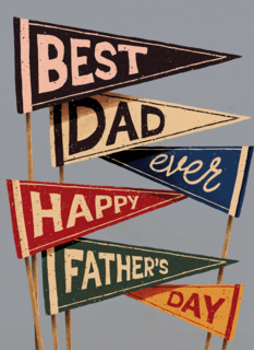 Best dad ever happy fathers day flags