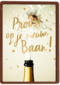 nieuwe baan kaart proost op je nieuwe baan