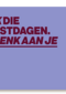And C fok die feestdagen ik denk aan je