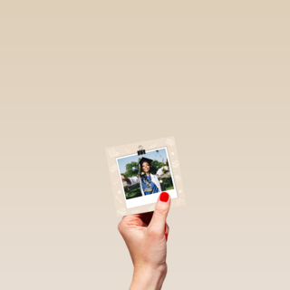 geslaagd fotokaart polaroid