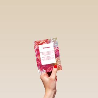 een fleurige bloemen kaart voor iemand zijn verjaardag