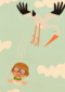 geboorte zoon ooievaar baby grappig