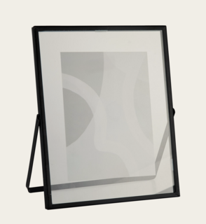 Fotolijstje Zwart Metaal 25 cm