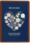 Condoleance kaart hart met bloemen