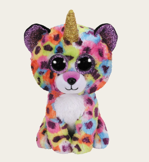 Knuffel Ty Beanie Boo Giselle Leopard