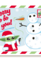 Star Wars kerstkaart Merry force be with you