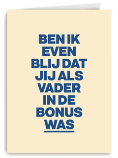 Vaders in de bonus AndC