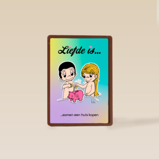 Liefde is samen een huis kopen