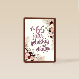 Al 65 jaar gelukkig met elkaar