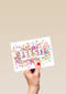 uitnodiging feest confetti roze
